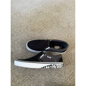 Vans Asher slip on’s men’s sneakers size 9.5 Women’s 11